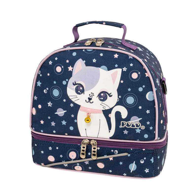 POLO ΤΣΑΝΤΑΚΙ ΦΑΓΗΤΟΥ KIDS FUN COOLER BAG 2 SPACE CAT 907104 8348