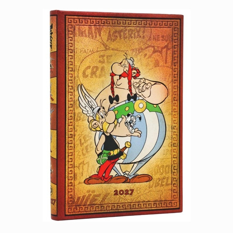 2027 ΗΜΕΡΟΛΟΓΙΟ ΕΒΔΟΜΑΔΙΑΙΟ PAPERBLANKS MINI 9,5x14cm ASTERIX AND OVELIX (ΣΚΛΗΡΟ ΕΞΩΦΥΛΛΟ) DE18941