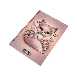 POLO ΤΕΤΡΑΔΙΟ ΣΠΙΡΑΛ A4 21x29,7cm 2 ΘΕΜΑΤΩΝ 60φ DESIGN CUTE FOX 919003 8425