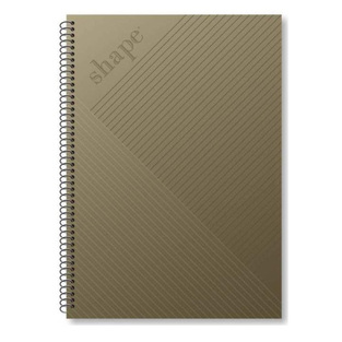 SHAPE ΤΕΤΡΑΔΙΟ ΣΠΙΡΑΛ A4 (21x29,7cm) 5 ΘΕΜΑΤΩΝ 150φ METAL ΧΑΚΙ ME1205