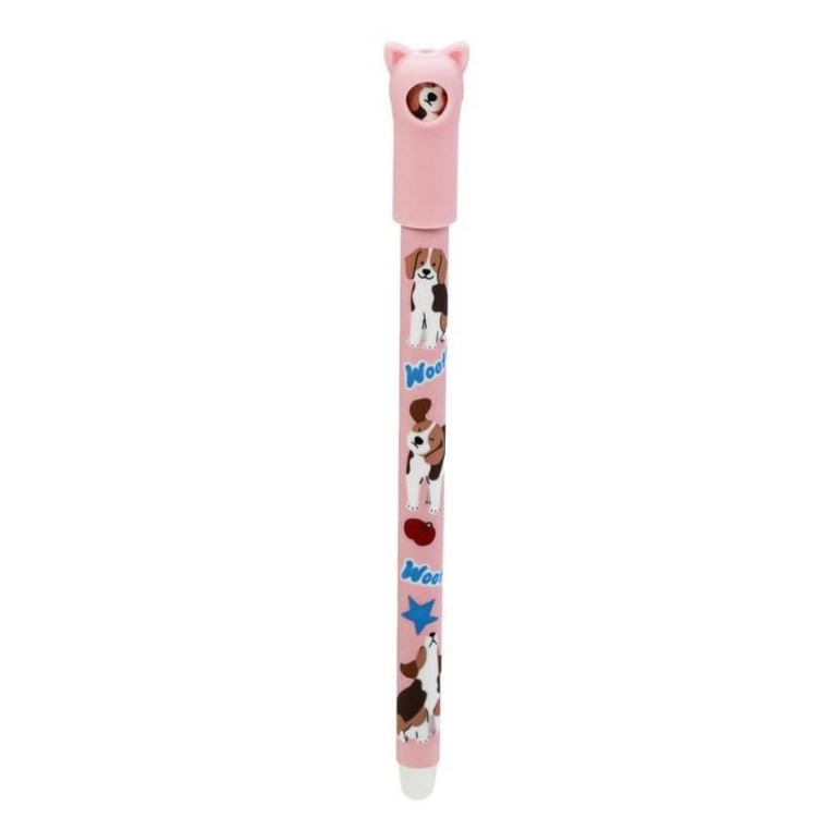 M&G ΣΤΥΛΟ ΠΟΥ ΣΒΗΝΕΙ GEL 0.5mm PUPPY PARTY ΡΟΖ (ΜΠΛΕ ΓΡΑΦΗ) AKPC52R4