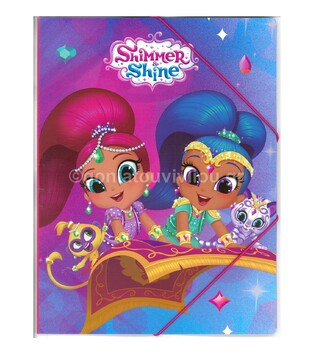 GIM ΝΤΟΣΙΕ ME ΛΑΣΤΙΧΟ Α4 PP SHIMMER & SHINE 33445515