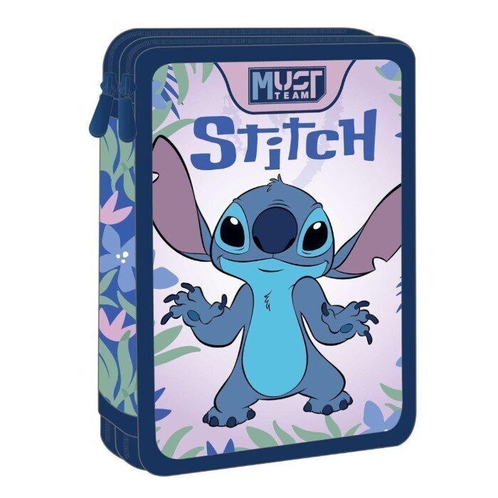 MUST TEAM ΚΑΣΕΤΙΝΑ ΤΕΤΡΑΓΩΝΗ ΔΙΠΛΗ ΓΕΜΑΤΗ 3D LILO AND STITCH FLOWERS 565020