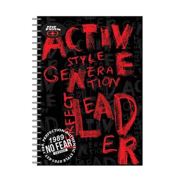 BACK ME UP NO FEAR ΤΕΤΡΑΔΙΟ ΣΠΙΡΑΛ A4 (21x29,7cm) 2 ΘΕΜΑΤΩΝ 70φ ACTIVE STYLE GENERATION PERFECT LEADER 34814440