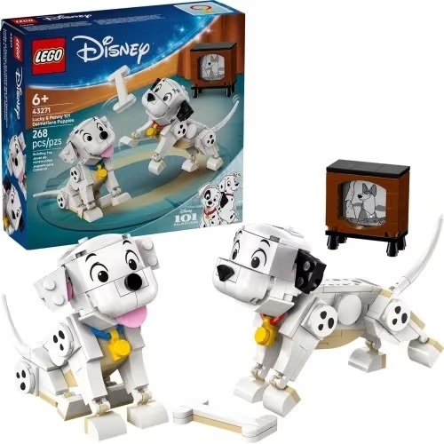 LEGO DISNEY LUCKY AND PENNY 101 DALMATIANS PUPPIES 43271