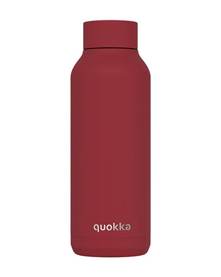 QUOKKA ΜΠΟΥΚΑΛΙ ΘΕΡΜΟΣ ΑΠΟ ΑΝΟΞΕΙΔΩΤΟ ΑΤΣΑΛΙ 510ml SOLID FIREBRICK RED 11996