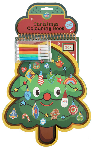 MOXY ΒΙΒΛΙΟ ΖΩΓΡΑΦΙΚΗΣ ΜΕ ΠΡΟΤΥΠΩΜΕΝΑ ΣΧΕΔΙΑ ΚΑΙ ΑΥΤΟΚΟΛΛΗΤΑ ΧΡΙΣΤΟΥΓΕΝΝΙΑΤΙΚΟ ΔΕΝΤΡΟ 800067