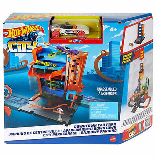 MATTEL HOT WHEELS ΠΙΣΤΕΣ CITY DOWNTOWN CAR PARK HDR24