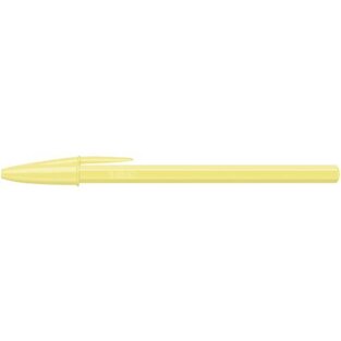 BIC ΣΤΥΛΟ CRISTAL PASTEL ΚΙΤΡΙΝΟ ΜΠΛΕ ΓΡΑΦΗ 1.0mm 302550