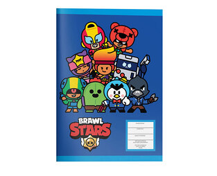 ΤΕΤΡΑΔΙΟ ΚΑΡΦΙΤΣΑ 17x25cm BRAWL STARS ΜΠΛΕ 483905
