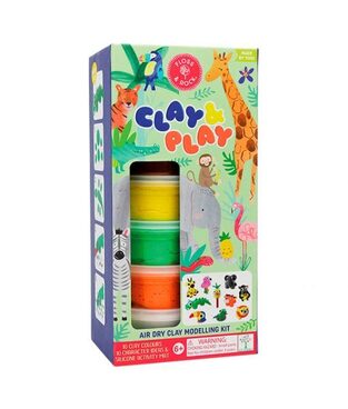 FLOSS AND ROCK CLAY PLAY JUNGLE ΠΗΛΟΣ 10 ΧΡΩΜΑΤΑ 50P6137