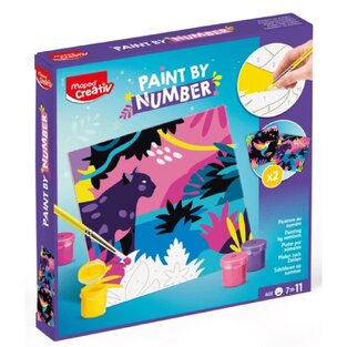 MAPED CREATIV PAINT BY NUMBER ΖΩΓΡΑΦΙΚΗ ΜΕ ΑΡΙΘΜΟΥΣ ΛΕΟΠΑΡΔΑΛΗ 907086