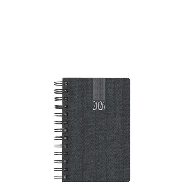 2026 ΗΜΕΡΟΛΟΓΙΟ ΗΜΕΡΗΣΙΟ ΣΠΙΡΑΛ ΛΕΥΚΟ 11x16,5cm KASHMIR WIRE O ΑΝΘΡΑΚΙ 706C1D57 (ΘΕΟΦΥΛΑΚΤΟΣ)