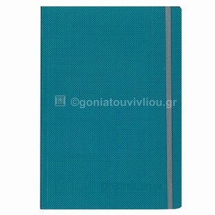 PREMIUM ΣΗΜΕΙΩΜΑΤΑΡΙΟ ΒΙΒΛΙΟΔΕΤΗΜΕΝΟ 17x25cm ΜΕ ΓΡΑΜΜΕΣ ΠΕΤΡΟΛ 40579