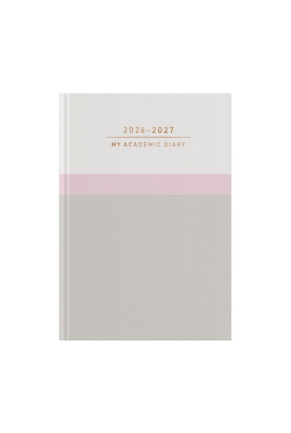 2026 2027 ΗΜΕΡΟΛΟΓΙΟ ΑΚΑΔΗΜΑΙΚΟ ΗΜΕΡΗΣΙΟ 14x21cm ACADEMIC COLOUR b ΓΚΡΙ ΛΕΥΚΟ 77153 (ΛΙΝΑΡΔΑΤΟΣ)
