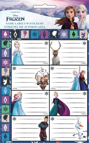 GIM ΕΤΙΚΕΤΑ ΤΕΤΡΑΔΙΩΝ ΜΕ GLITTER FROZEN II 2 77181349