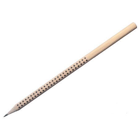 FABER CASTELL ΜΟΛΥΒΙ GRIP 2001 ΦΥΣΙΚΟ ΞΥΛΟ ΜΑΥΡΟ HB