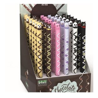 LEBEZ ΑΡΩΜΑΤΙΚΟ ΣΤΥΛΟ CHOCOLATE PET (ΜΠΛΕ ΓΡΑΦΗ) ΚΑΦΕ 81503