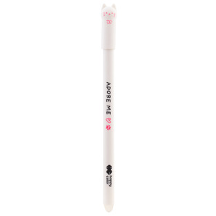 HAPPY COLOR ΣΤΥΛΟ ΠΟΥ ΣΒΗΝΕΙ GEL 0.5mm KITTY ΑΣΠΡΟ ADORE ME (ΜΠΛΕ ΓΡΑΦΗ) 018317