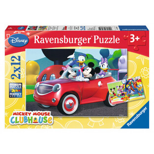 RAVENSBURGER ΠΑΖΛ 2Χ12τεμ MICKEY MOUSE Ο ΜΙΚΥ Η ΜΙΝΗ ΚΑΙ ΟΙ ΦΙΛΟΙ ΤΟΥΣ 07565
