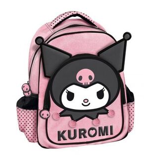 SANRIO ΣΧΟΛΙΚΗ ΤΣΑΝΤΑ ΣΑΚΙΔΙΟ ΠΛΑΤΗΣ ΝΗΠΙΑΓΩΓΕΙΟΥ FACE KUROMI 252294
