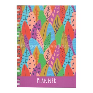 ΣΗΜΕΙΩΜΑΤΑΡΙΟ ΣΠΙΡΑΛ PLANNER 17x24cm 100φ ΦΟΥΞΙΑ 582346