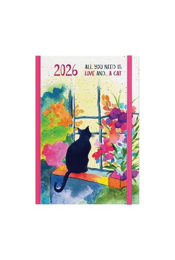 2026 ΗΜΕΡΟΛΟΓΙΟ ΗΜΕΡΗΣΙΟ 12x17cm CATS c ΓΑΤΑ ΣΤΟ ΠΑΡΑΘΥΡΟ ΜΕ ΛΑΣΤΙΧΟ 62052 (ΛΙΝΑΡΔΑΤΟΣ)