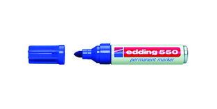 EDDING 550 ΜΑΡΚΑΔΟΡΟΣ ΣΤΡΟΓΓΥΛΗ ΜΥΤΗ ΑΝΕΞΙΤΗΛΟΣ ΜΠΛΕ 3