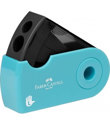 FABER CASTELL ΞΥΣΤΡΑ SLEEVE DOUBLE HOLE BOX ΓΙΑ ΑΡΙΣΤΕΡΟΧΕΙΡΕΣ ΤΥΡΚΟΥΑΖ 182770