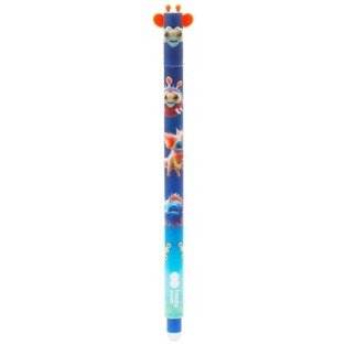 HAPPY COLOR ΣΤΥΛΟ ΠΟΥ ΣΒΗΝΕΙ GEL 0.5mm AQUA CUTIES ΜΠΛΕ ΜΕ ΠΟΡΤΟΚΑΛΙ 018883