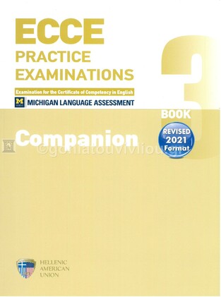 ECCE BOOK 3 PRACTICE EXAMINATIONS COMPANION (NEW FORMAT FOR EXAMS 2021) (ΕΤΒ 2022)