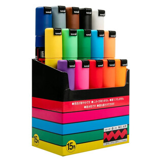 POSCA ΣΕΤ ΜΑΡΚΑΔΟΡΟΙ ΔΙΑΦΟΡΑ ΧΡΩΜΑΤΑ PC8K 15τεμ