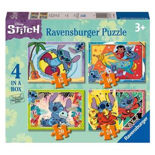 RAVENSBURGER ΠΑΖΛ 4 ΣΕ 1 (12 / 16 / 20 / 24τεμ) DISNEY STITCH 120010692