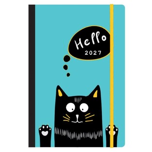 2027 ΗΜΕΡΟΛΟΓΙΟ ΗΜΕΡΗΣΙΟ 14x20,5cm FLEXI ΜΕ ΛΑΣΤΙΧΟ TRENDS KITTY 020392227 (NEXT)