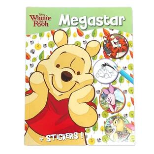 DISNEY MEGASTAR ΒΙΒΛΙΟ ΖΩΓΡΑΦΙΚΗΣ ΜΕ ΑΥΤΟΚΟΛΛΗΤΑ 64φ WINNIE THE POOH 4658132