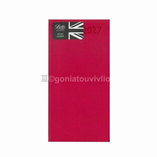 2027 ΗΜΕΡΟΛΟΓΙΟ ΑΤΖΕΝΤΑ LETTS ΕΒΔΟΜΑΔΙΑΙΟ 9x17cm VERONA SLIM RED 27081616