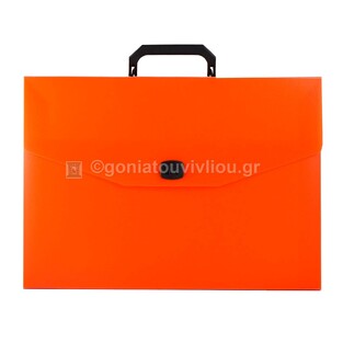GROOVY ΤΣΑΝΤΑ ΣΧΕΔΙΟΥ ΠΛΑΣΤΙΚΗ 27x38x4cm ΜΕ 1 ΕΝΑ ΚΛΙΠ ΚΑΙ ΧΕΡΟΥΛΙ ΔΙΑΦΑΝΗ ΚΟΚΚΙΝΗ 032090