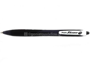 PILOT ΣΤΥΛΟ REXGRIP BEGREEN MEDIUM 1.0mm ΜΑΥΡΟ