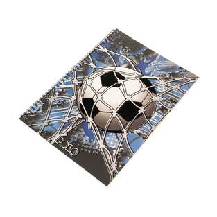 POLO ΤΕΤΡΑΔΙΟ ΣΠΙΡΑΛ A4 (21x29,7cm) 3 ΘΕΜΑΤΩΝ DESIGN FOOTBALL 90φ 919004
