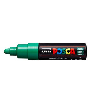 POSCA ΜΑΡΚΑΔΟΡΟΣ ΧΟΝΔΡΟΣ ΣΤΡΟΓΓΥΛΗ ΜΥΤΗ PC7M GREEN ΠΡΑΣΙΝΟ