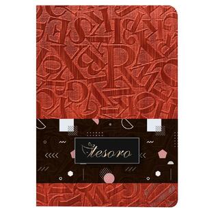 TESORO ΣΗΜΕΙΩΜΑΤΑΡΙΟ FLEXI SENSO ΓΡΑΜΜΑΤΑ 14x19cm 70gr 96φ ΜΕ ΓΡΑΜΜΕΣ ΚΟΚΚΙΝΟ 582332