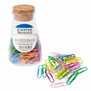 STARPAK ΧΡΩΜΑΤΙΣΤΟΙ ΣΥΝΔΕΤΗΡΕΣ ΜΕΤΑΛΛΙΚΟΙ ΜΕ ΠΛΑΣΤΙΚΗ ΕΠΙΚΑΛΥΨΗ ΣΕ ΒΑΖΟ 150τεμ 429647