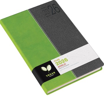 2026 ΗΜΕΡΟΛΟΓΙΟ ΗΜΕΡΗΣΙΟ 17x24cm NOBILIS ΠΡΑΣΙΝΟ ΓΚΡΙ 626141783 (UNIPAP)