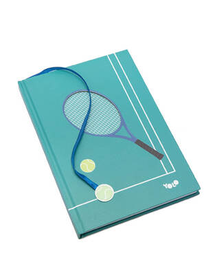 YOLO ΣΗΜΕΙΩΜΑΤΑΡΙΟ A5 (14,8x21cm) ΜΕ ΓΡΑΜΜΕΣ TENNIS CLUB BOY 90717