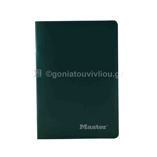 UNIPAP ΤΕΤΡΑΔΙΟ ΚΑΡΦΙΤΣΑ A4 (21x29,7cm) 40φ MASTER ΠΛΑΣΤΙΚΟ ΕΞΩΦΥΛΛΟ ΚΑΙ ΟΠΙΣΘΟΦΥΛΛΟ ΠΡΑΣΙΝΟ 37034