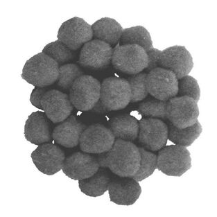 I MONDI ΣΕΤ POM PONS (ΠΟΜ ΠΟΝΣ) ΑΝΟΙΧΤΟ ΓΚΡΙ 25ΜΜ 50ΤΜΧ 25081