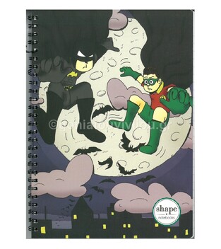 SHAPE ΤΕΤΡΑΔΙΟ ΣΠΙΡΑΛ 17x25cm 2Θ COMICS 60Φ