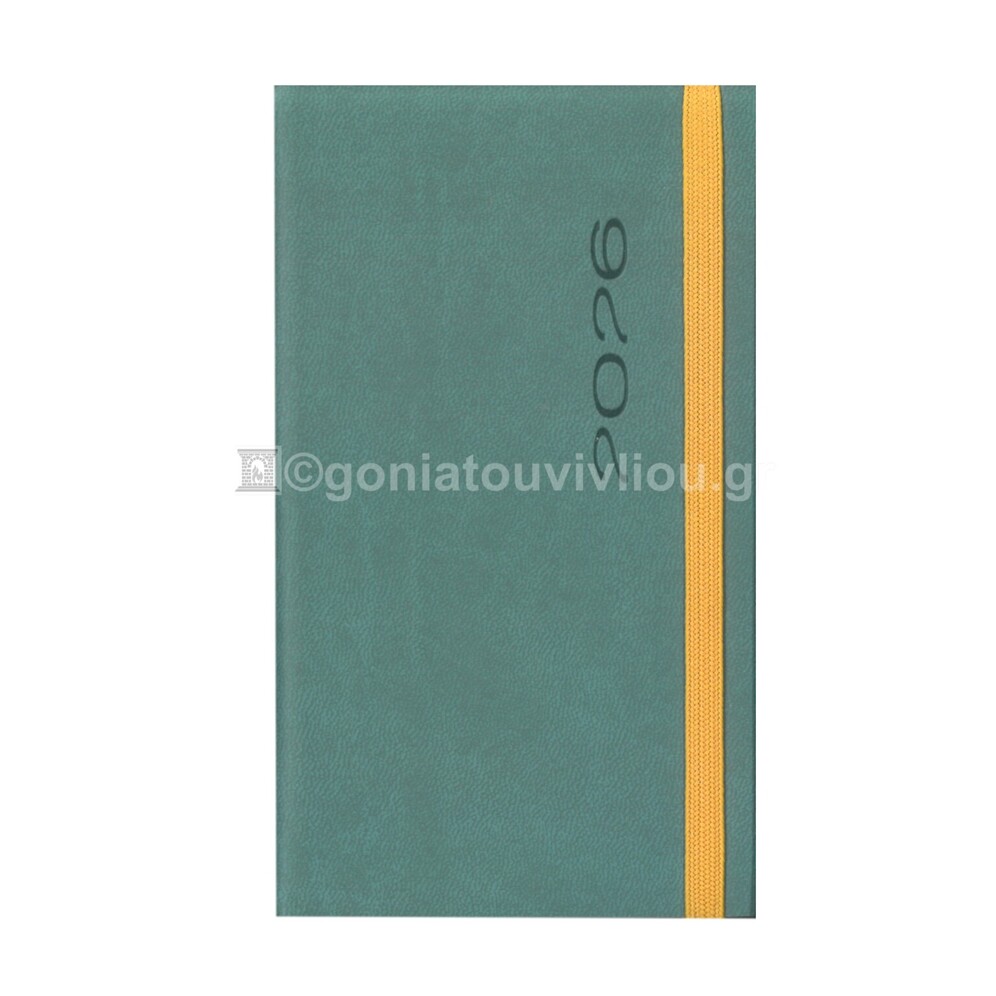 2026 ΗΜΕΡΟΛΟΓΙΟ ΗΜΕΡΗΣΙΟ ΥΠΟΚΙΤΡΙΝΟ 9x15cm FUNKY FLEXY ΠΕΤΡΟΛ ΜΕ ΛΑΣΤΙΧΟ 44 (ΠΛΑΝΟΓΡΑΜΜΑ)