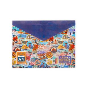 LEGAMI ΦΑΚΕΛΟΣ ΜΕ ΚΟΥΜΠΙ ΠΛΑΣΤΙΚΟΣ A4 (21x29,7cm) TRAVEL PFB0003