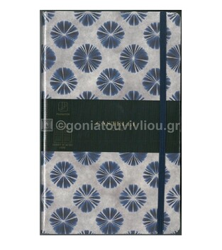 CASTELLI ΣΗΜΕΙΩΜΑΤΑΡΙΟ IVORY ΡΙΓΕ 13Χ21 SHIBORI FLOWERS ΜΕ ΛΑΣΤΙΧΟ QC6BM003 (ΘΕΟΦΥΛΑΚΤΟΣ)